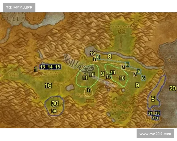 魔兽世界怀旧服：升级地图全攻略